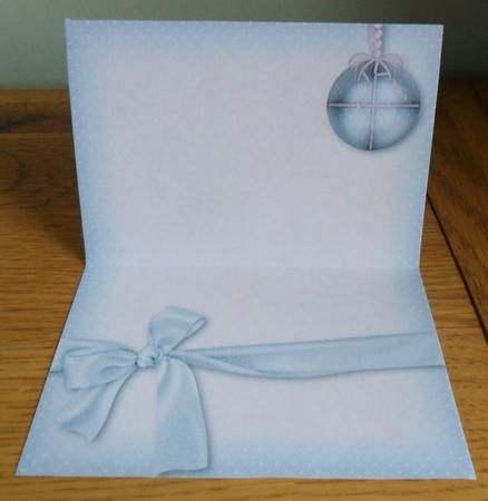 Blue Baublicious A4 Insert by Johanna Lambert