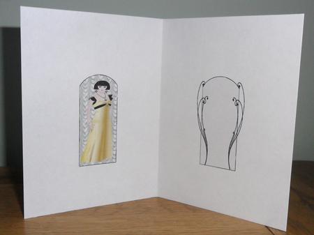 Art Deco Lady Insert by Johanna Lambert