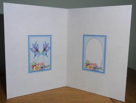 Sweet Framed Flowers Insert by Johanna Lambert