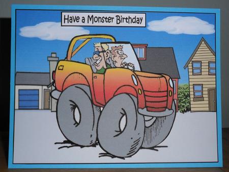 Monster Truck Birthday by Johanna Lambert