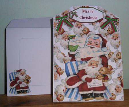 Vintage Santa Double Up Front Kit by Johanna Lambert