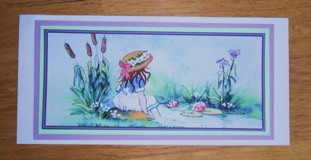 At the Waterside Dl a Card in One by Johanna Lambert