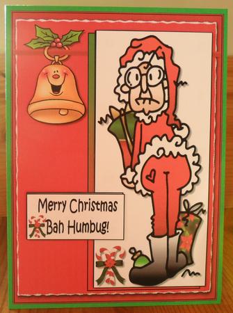 Gus Says Bah Humbug Quick Card by Johanna Lambert