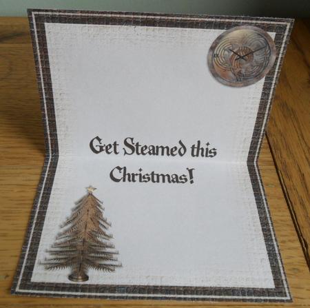 A Steampunk Christmas get Steamed A4 Insert by Johanna Lambert