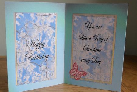 You Are Like a Ray of Sunshine Every Day Happy Birthday by Johanna Lambert