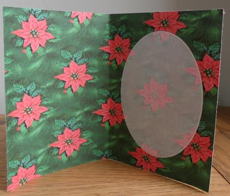 Beautiful Poinsettia Insert by Johanna Lambert