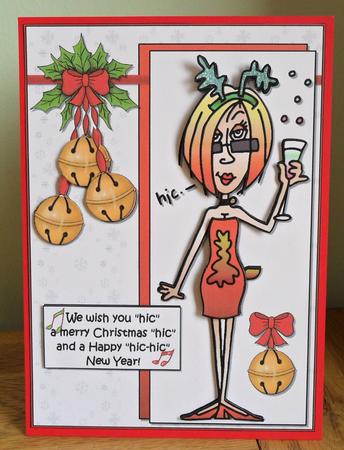 J.j. Says Hic Merry Hic Christmas by Johanna Lambert