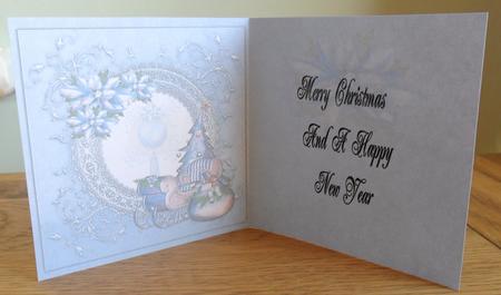 Christmas Fan Pryamage Insert by Johanna Lambert