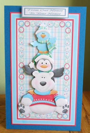 Polar Friends Card Front by Johanna Lambert