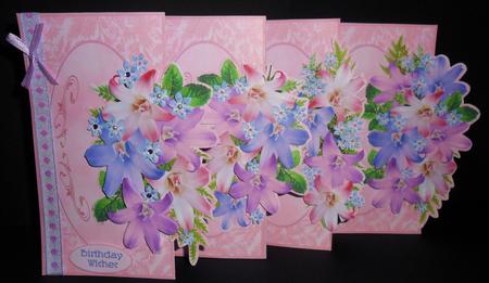 4-fold Card Kit - Lilies by Johanna Lambert