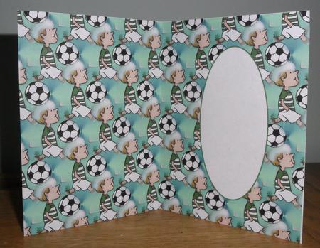 Green Christmas Footie Insert by Johanna Lambert