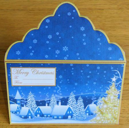 Gold Christmas Tree Money Wallet Gift Envelope by Johanna Lambert