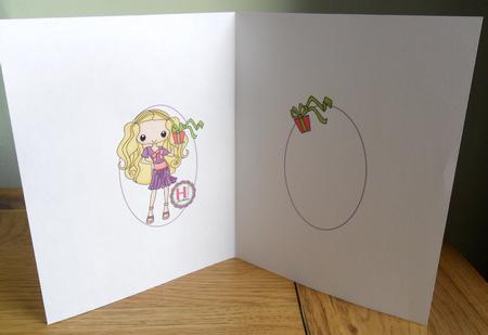 Girly Birthday Girl Insert by Johanna Lambert