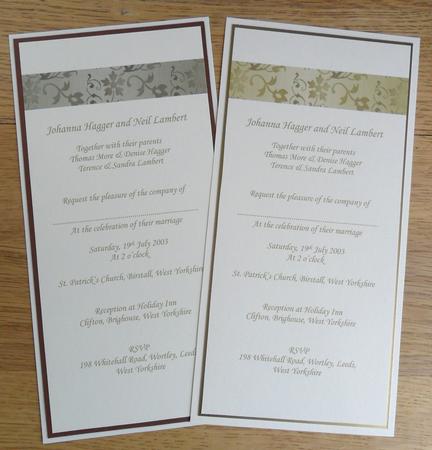 Floral Embossed Metallic in Sepia by Johanna Lambert