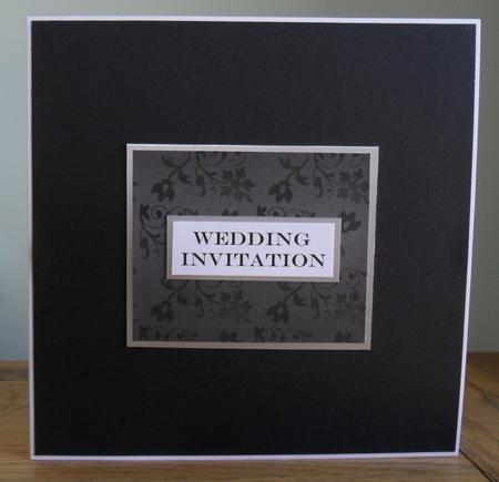 Floral Embossed Metallic in Black by Johanna Lambert