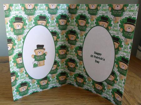 Kiss Me I'm Irish Teddy Bear Insert by Johanna Lambert