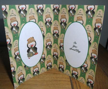 Fisherman Penguin Insert by Johanna Lambert