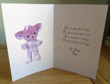 Lavender Hugs Sentiment Insert by Johanna Lambert