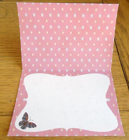 Butterfly Kisses Insert - Wine & Blue by Johanna Lambert