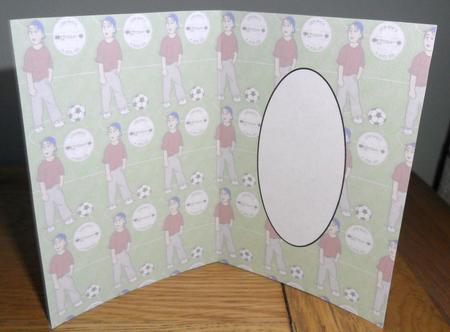 12 Today Boy Card Footie Insert by Johanna Lambert