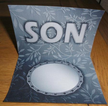 Elegant Metallic Words Matching Insert A5 Landscape by Johanna Lambert
