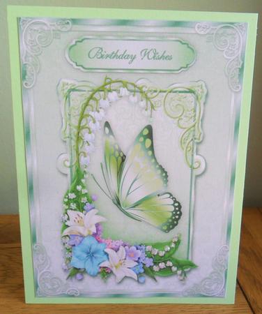 Floral Fantasy A4 Card Front by Johanna Lambert