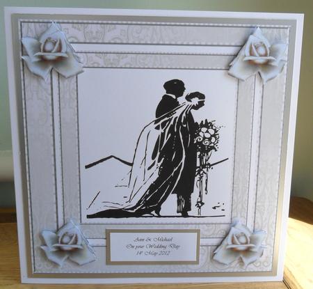 Vintage Wedding Silver Roses by Johanna Lambert