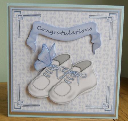 Blue Shoes for Baby by Johanna Lambert