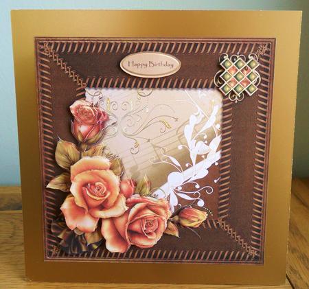 Rose Card Front by Johanna Lambert
