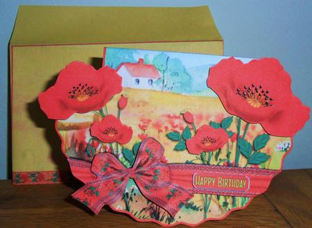 The Poppy Field Wobble Card Kit by Johanna Lambert