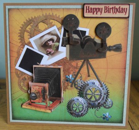 8x8 the Vintage Photographer Steampunk by Johanna Lambert