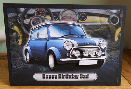 Happy Birthday Dad Mini Classic Blue Featured Gallery Photo
