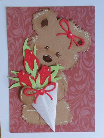 Dark Red Swirls Paper by Johanna Lambert