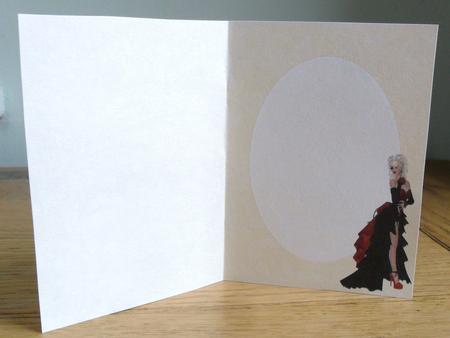 Elegant Beauty in Red Insert by Johanna Lambert