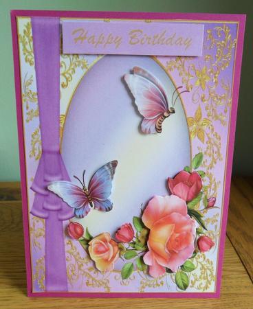 A5 Roses and Butterflys by Johanna Lambert