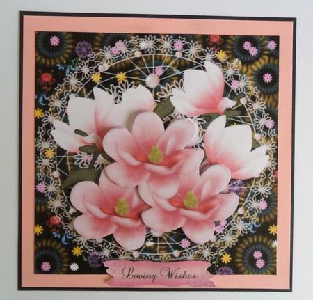 Pink Magnolia Loving Wishes - Any Occasion by Johanna Lambert