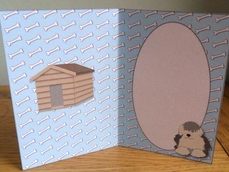 Dulux Dog Insert (blue) by Johanna Lambert