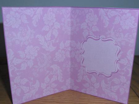 Pink Floral Patterned Birthday Insert by Johanna Lambert