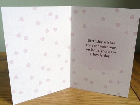Lilac Fairy Dreams Silhouette Birthday Insert by Johanna Lambert