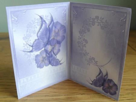Insert Blue Floral Flutters by Johanna Lambert