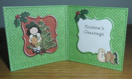 Christmas Cookies Season's Greetings Insert by Johanna Lambert
