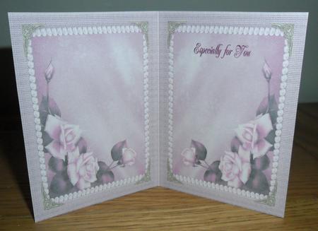Pink Roses Bookmark Insert by Johanna Lambert