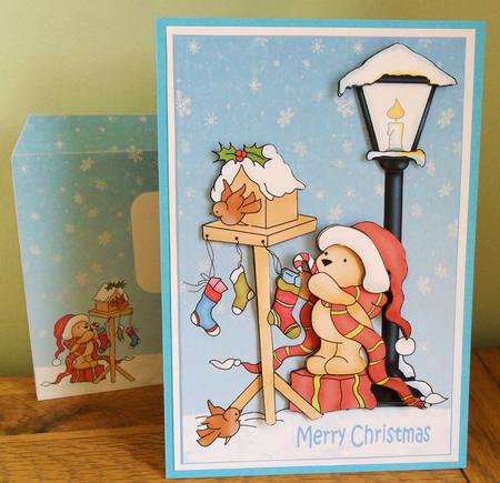Hangng the Stockings Larger Card Kit by Johanna Lambert