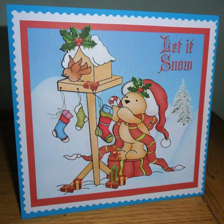 Teddy Shares Christmas with the Birds by Johanna Lambert