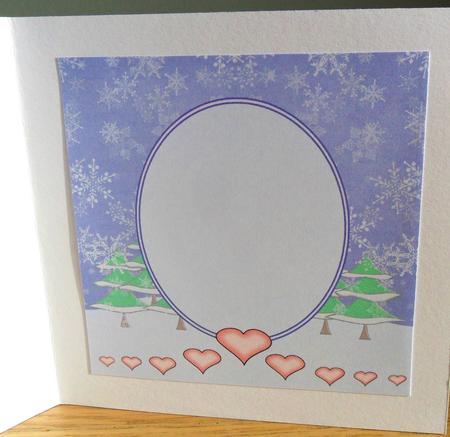 Snowman in Love Insert by Johanna Lambert