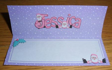 Xmas Jessica Matching Large Dl Insert by Johanna Lambert