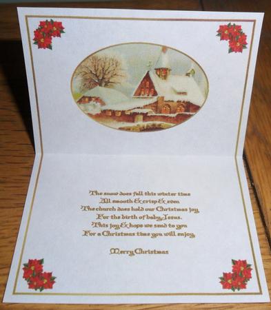 A Snowy Winter's Day Insert by Johanna Lambert