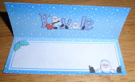 Xmas Kyle Matching Large Dl Insert by Johanna Lambert