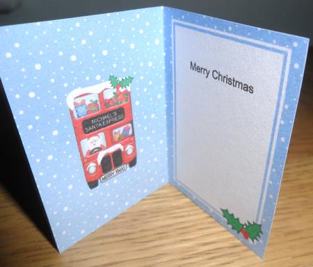 Xmas Santa Express A5 Michael Matching A5 Insert by Johanna Lambert