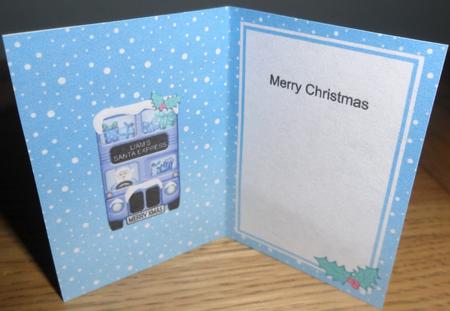 Xmas Santa Express A5 Liam Matching A5 Insert by Johanna Lambert